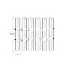 Conjunto Vaso de Tubo Ajustável de Vidro Transparente | GlassGlow