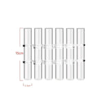 Conjunto Vaso de Tubo Ajustável de Vidro Transparente | GlassGlow