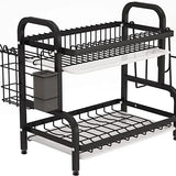 Escorredor de Pratos com Suporte Utensílios Á Prova de Ferrugem